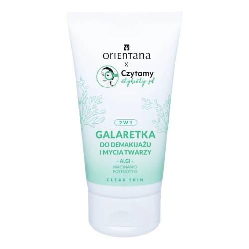Zdjęcie produktu - Orientana Clean Skin Galaretka do demakijażu i mycia twarzy 2w1, 125 ml