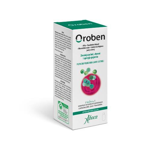 Zdjęcie produktu - OROBEN Płyn do płukania jamy ustnej ,150ml ABOCA 