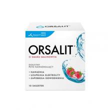 Zdjęcie produktu - ORSALIT Smak malinowy, 10 saszetek