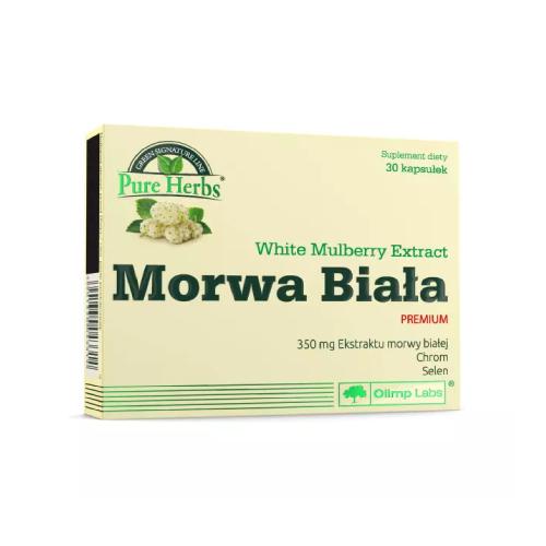 Miniaturka artykułu - OLIMP Morwa Biała Premium, 30 Kapsułek