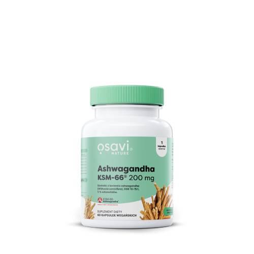 Zdjęcie produktu - OSAVI Ashwagandha KSM-66 200 mg, 60 kaps.