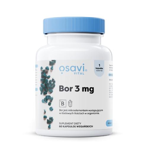 Zdjęcie produktu - OSAVI Bor 3 mg, 60 kaps.