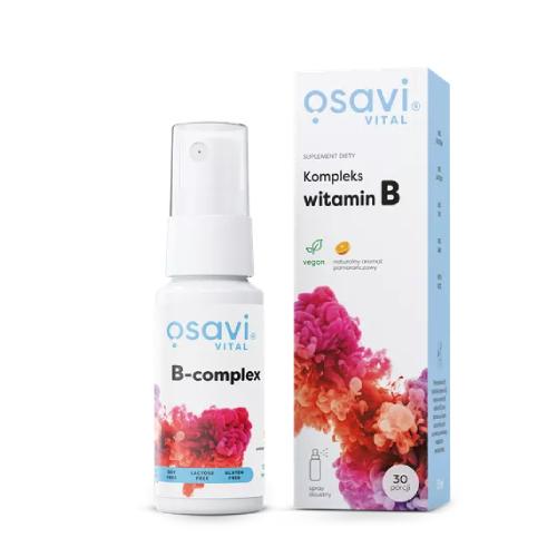 Zdjęcie produktu - OSAVI Vital Kompleks Witamin B Spray doustny Pomarańcza, 25ml