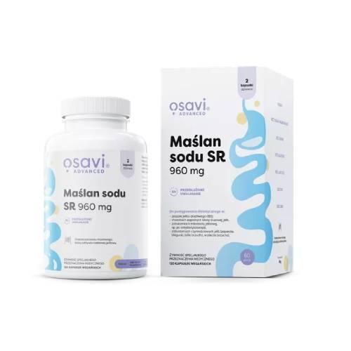 Zdjęcie produktu - OSAVI Maślan Sodu SR 960mg, 120 kapsułek 