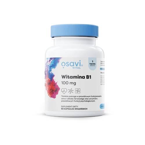 Zdjęcie produktu - Osavi Witamina B1 100 mg, 60 kaps.