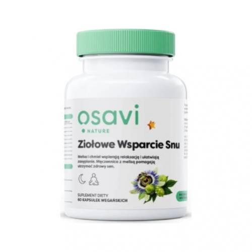 Zdjęcie produktu - OSAVI Ziołowe Wsparcie Snu, 60 kapsułek