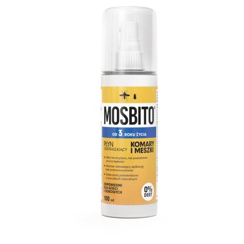 Miniaturka artykułu - MOSBITO Płyn odstraszający komary i meszki - 100 ml