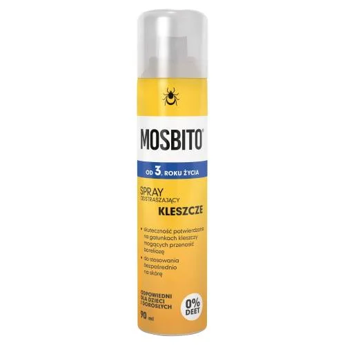 Miniaturka artykułu - MOSBITO Spray odstraszający kleszcze - 90ml