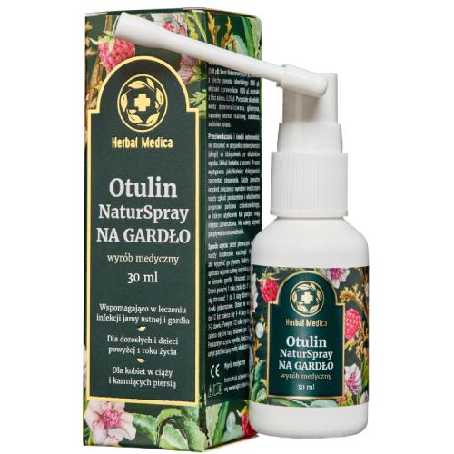 Zdjęcie produktu - Otulin NaturSpray na gardło, 30ml HERBAL MONASTERIUM