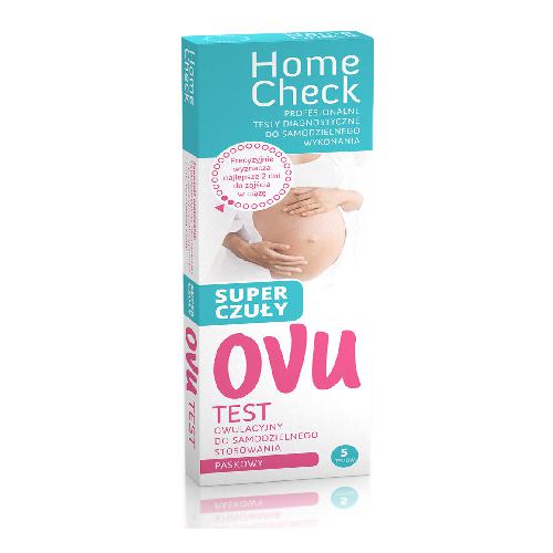 Zdjęcie produktu - OVU Test owulacyjny super czuły test paskowy, 5sztuk