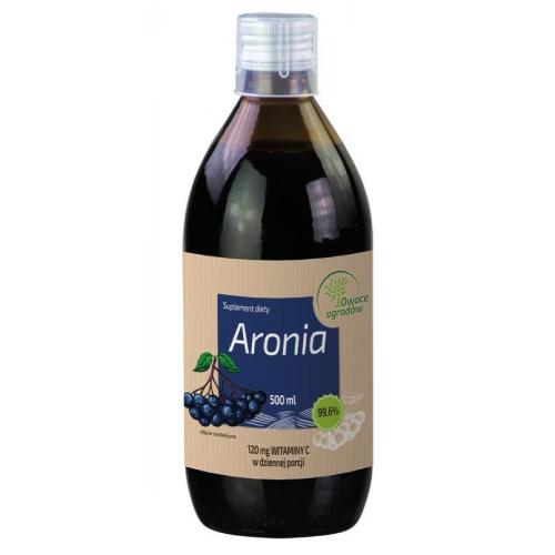 Zdjęcie produktu - Owoce Ogrod&oacute;w Aronia sok, 500 ml