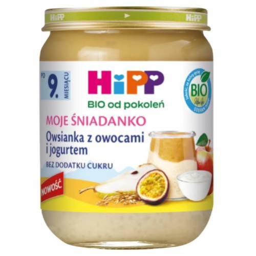 Zdjęcie produktu - HiPP Owsianka z owocami i jogurtem BIO, 160 g
