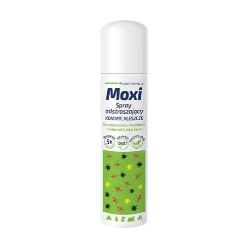 Miniaturka artykułu - Moxi Spray na komary, kleszcze, meszki, 90 ml
