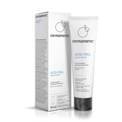 Zdjęcie produktu - Oxygenetic Acid Peel AHA+PHA Odnawiający peeling kwasowy, 50 ml