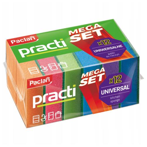 Zdjęcie produktu - Paclan Practi Gąbki do naczyń, 12 szt.