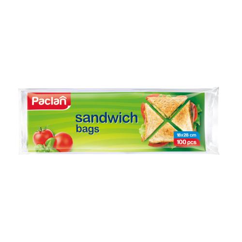 Zdjęcie produktu - PACLAN Woreczki śniadaniowe 18x28cm, 100 sztuk