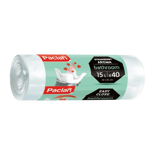 Zdjęcie produktu - PACLAN Worki na śmieci łazienkowe zapachowe 15l, 40szt.