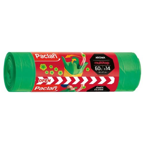 Zdjęcie produktu - Paclan Zapachowe worki na śmieci 60 l, 14 szt.