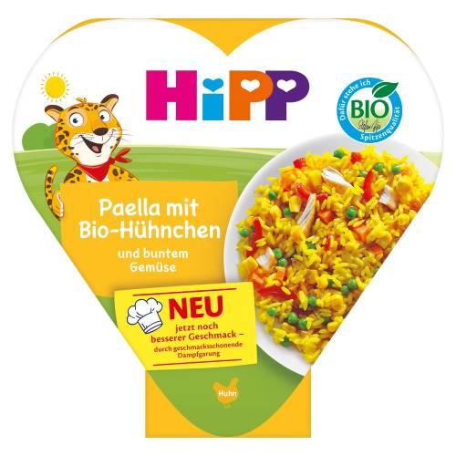 Zdjęcie produktu - HiPP BIO Paella z kolorowymi warzywami i kurczakiem po 1. roku, 250 g