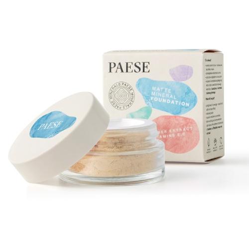 PAESE Mineralny podkład do twarzy matujący 101W Beige, 7g
