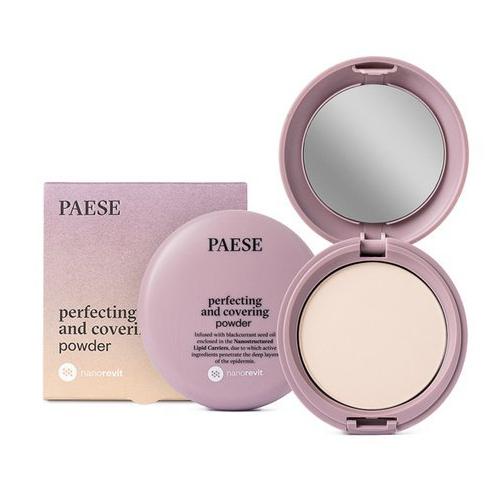 PAESE Nanorevit Perfecting and Covering Powder puder upiększająco-kryjący 01 Ivory, 9g
