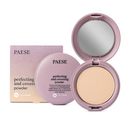 PAESE Nanorevit Perfecting and Covering Powder puder upiększająco-kryjący 04 Warm Beige, 9g