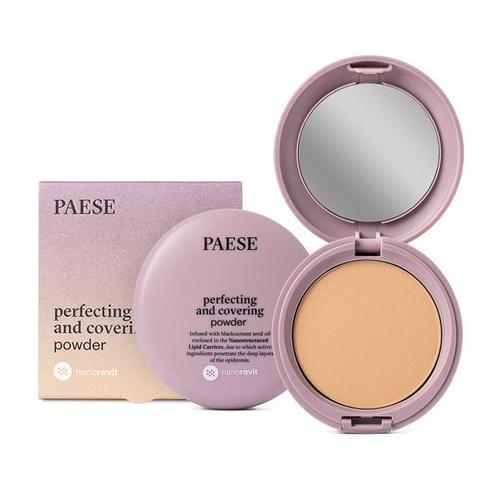 PAESE Nanorevit Perfecting and Covering Powder puder upiększająco-kryjący 06 Honey, 9g