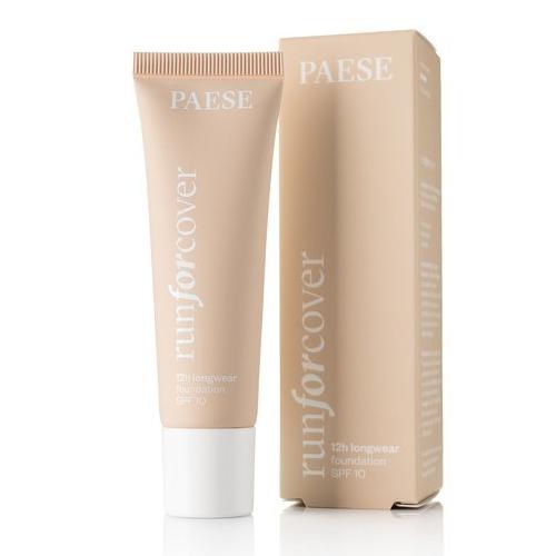 PAESE Podkład długotrwały kryjący Run For Cover SPF10 30N Light Beige, 30ml