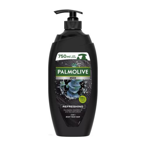 Zdjęcie produktu - PALMOLIVE MEN Refreshing Żel pod prysznic 3w1 dla mężczyzn 750ml