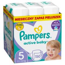 Zdjęcie produktu - Pampers Active Baby rozmiar 5, 150 pieluszek