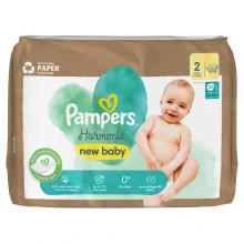 Zdjęcie produktu - Pampers Harmonie New Baby Pieluszki rozmiar 2 Mini 4-8 kg, 32 sztuki