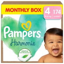 Zdjęcie produktu - Pampers Harmonie Pieluszki rozmiar 4 Maxi 9-14kg, 174szt.