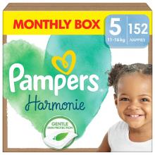 Zdjęcie produktu - Pampers Harmonie Pieluszki rozmiar 5 Junior 11-16kg, 152szt.