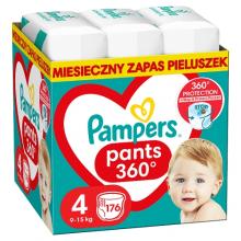 Zdjęcie produktu - Pampers Pants 4 Pieluchomajtki dla dzieci 9&ndash;15 kg, 176 szt.