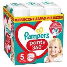 Zdjęcie produktu - Pampers Pants 5 Pieluchomajtki dla dzieci 12-17 kg, 152 szt.