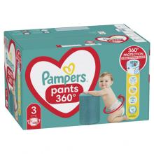 Zdjęcie produktu - Pampers Pieluchomajtki dla dzieci rozmiar 3 6-11kg, 128 szt.