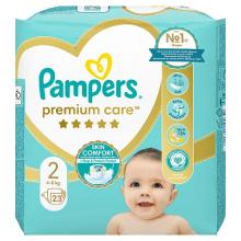 Zdjęcie produktu - Pampers Premium Care Pieluszki rozmiar 2, 23 sztuk