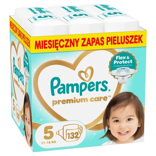 Zdjęcie produktu - Pampers Premium Care 5 Pieluchy dla dzieci, 132 szt.