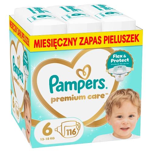 Zdjęcie produktu - Pampers Premium Care 6 Pieluchy dla dzieci, 116 szt.