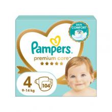 Zdjęcie produktu - Pampers Premium Care 4 Pieluchy dla dzieci (9-14 kg), 104 szt.