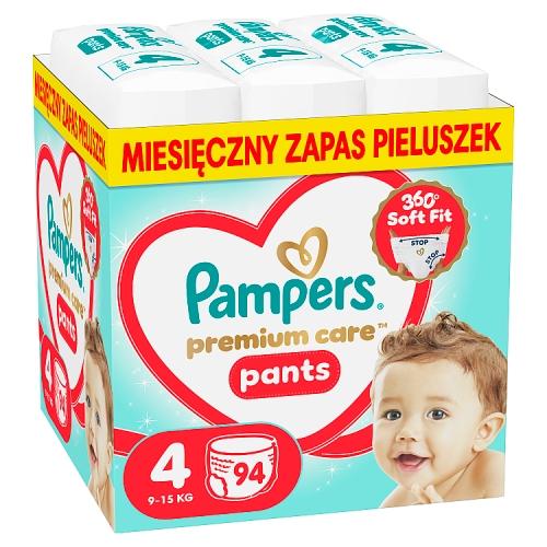 Zdjęcie produktu - Pampers Premium Care Pants 4 Pieluchomajtki dla dzieci, 94 szt.