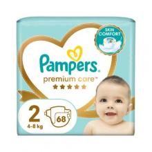 Zdjęcie produktu - Pampers Premium Care Pieluszki dla dzieci rozmiar 2, 4-8kg, 68 szt. USZKODZONE FOLIOWE OPAKOWANIE