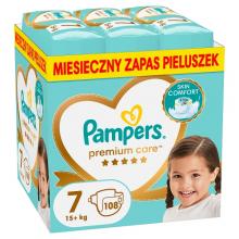 Pampers Premium Care 7 Pieluchy dla dzieci, 15+ kg, 108 szt.