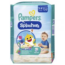 Zdjęcie produktu - Pampers Splashers Baby Shark 3-4 Pieluchy do pływania dla dzieci (6&ndash;11 kg), 12 szt.