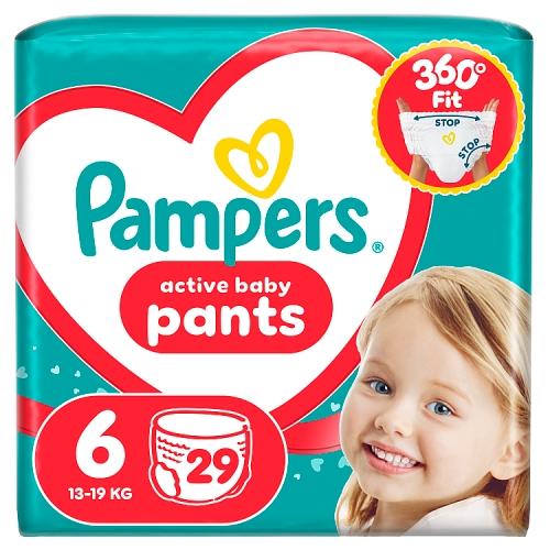 Zdjęcie produktu - Pampers Active Baby Pants 6 Pieluchomajtki dla dzieci, 29 szt.