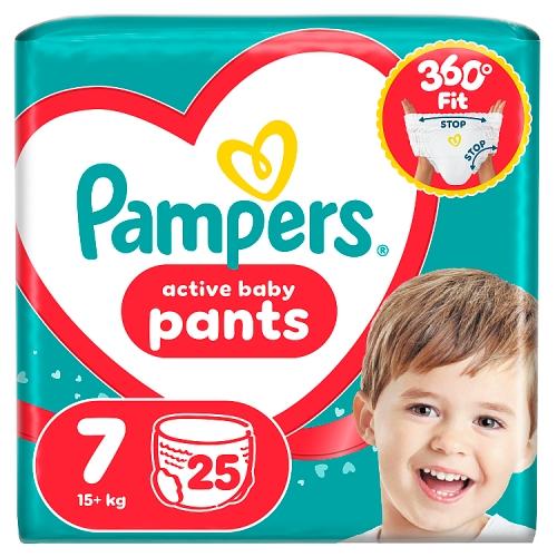 Zdjęcie produktu - Pampers Active Baby Pants 7 Pieluchomajtki dla dzieci, 25 szt.