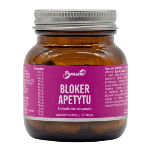 Zdjęcie produktu - Panaseus Bloker apetytu, 50 kaps.