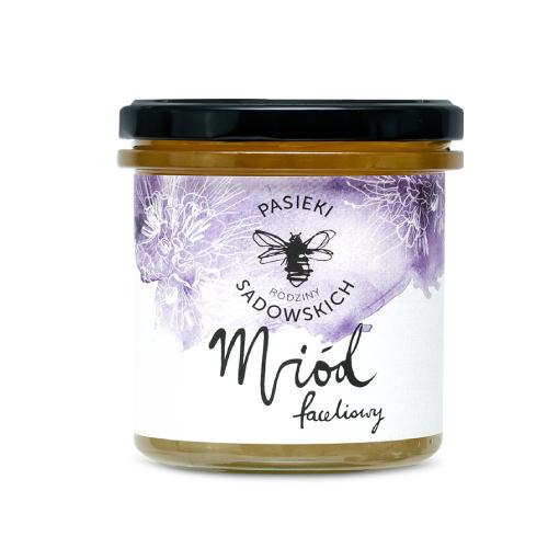 Zdjęcie produktu - PASIEKI RODZINY SADOWSKICH Mi&oacute;d faceliowy, 450g