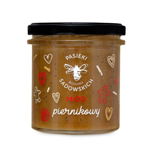 PASIEKI RODZINY SADOWSKICH Mi&oacute;d piernikowy, 430g	