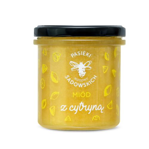 PASIEKI RODZINY SADOWSKICH Mi&oacute;d z cytryną, 430g	